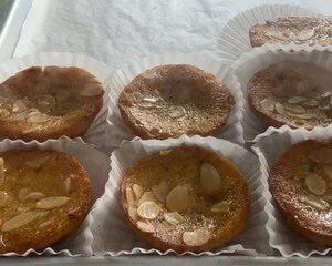 Portuguese Almond Natas Bakery Shop
